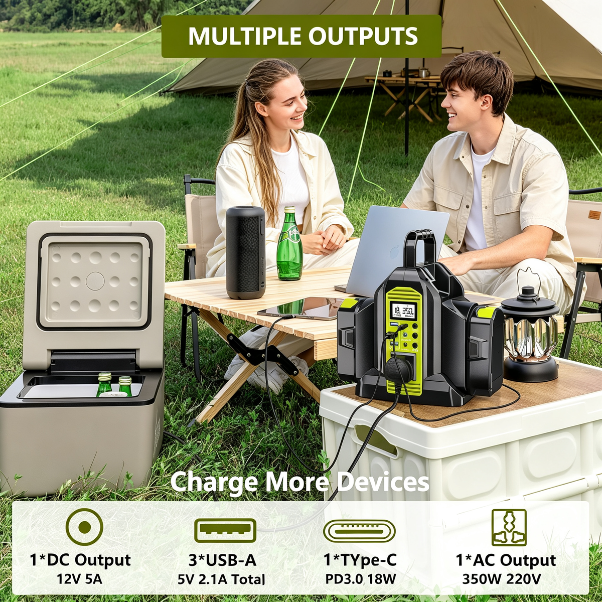350W Portable Power Inverter