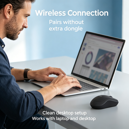 Compact Wireless Silent Mouse