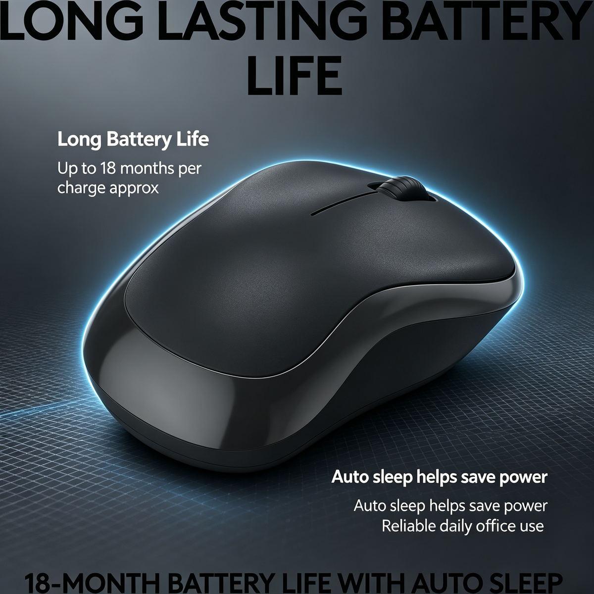 Compact Wireless Silent Mouse