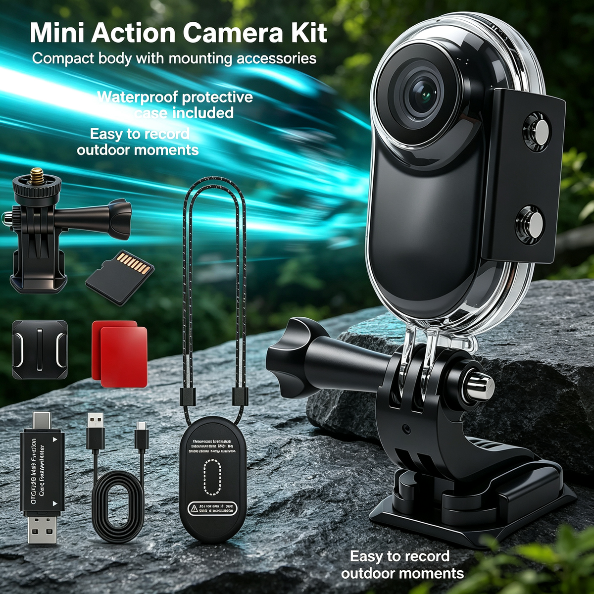 Mini Action Camera Kit