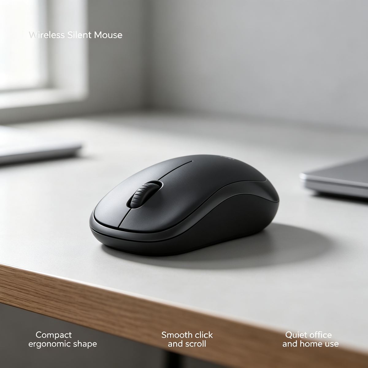 Compact Wireless Silent Mouse